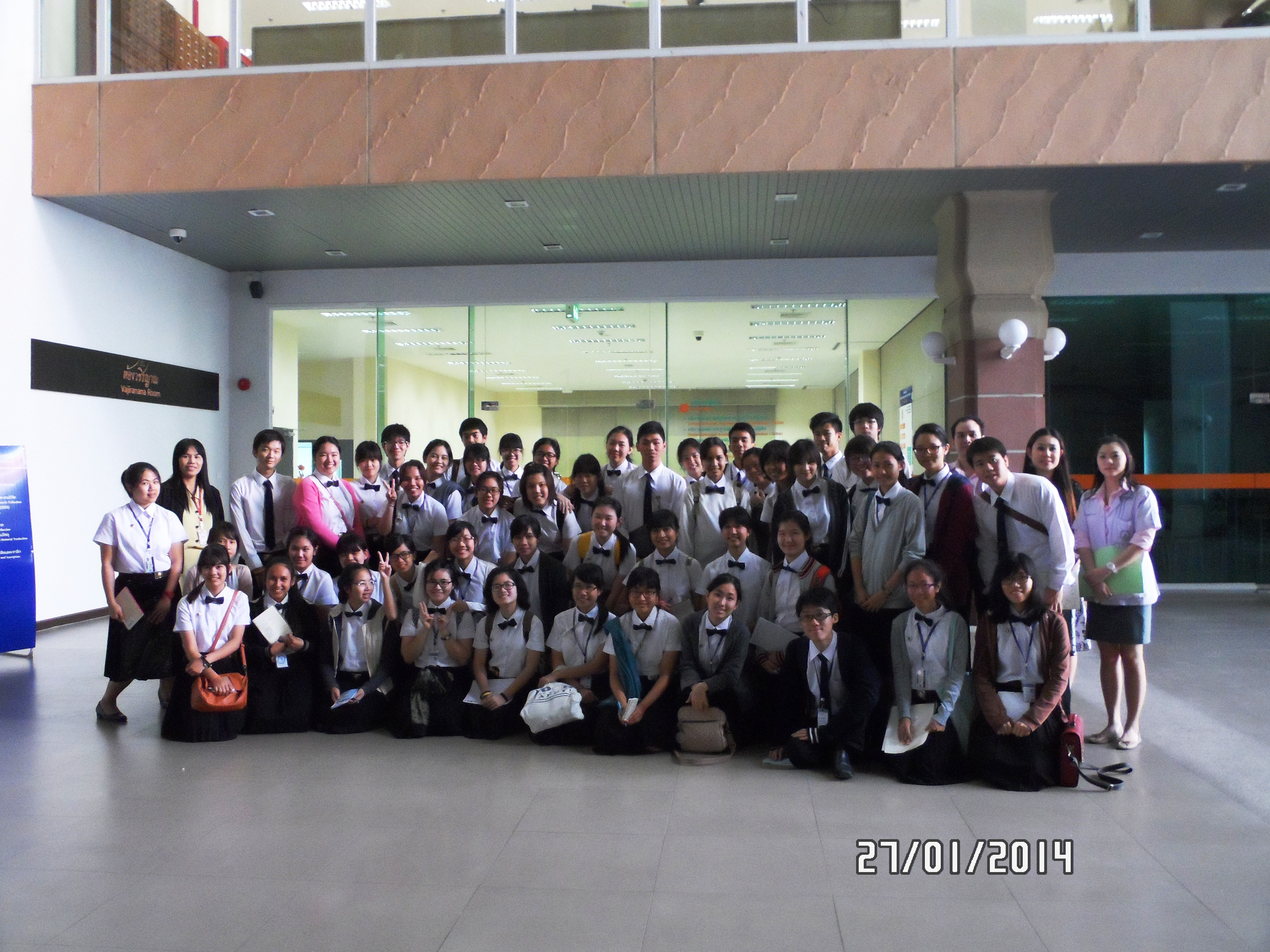 นักศึกษาหลักสูตรแพทย์แผนไทยประยุกต์ ทัศนศึกษาหอสมุ.